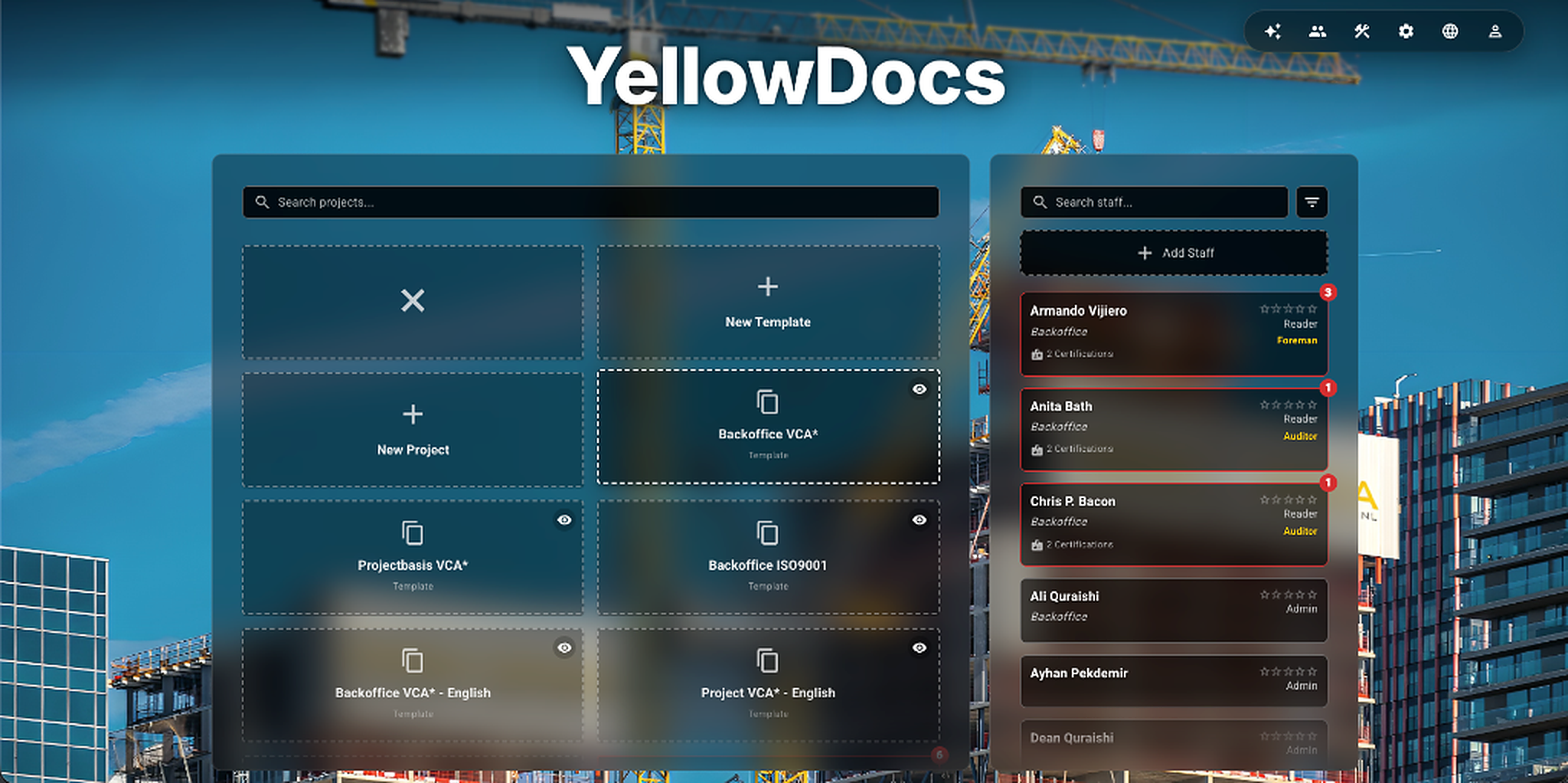 Ready-to-Use VCA & ISO Templates