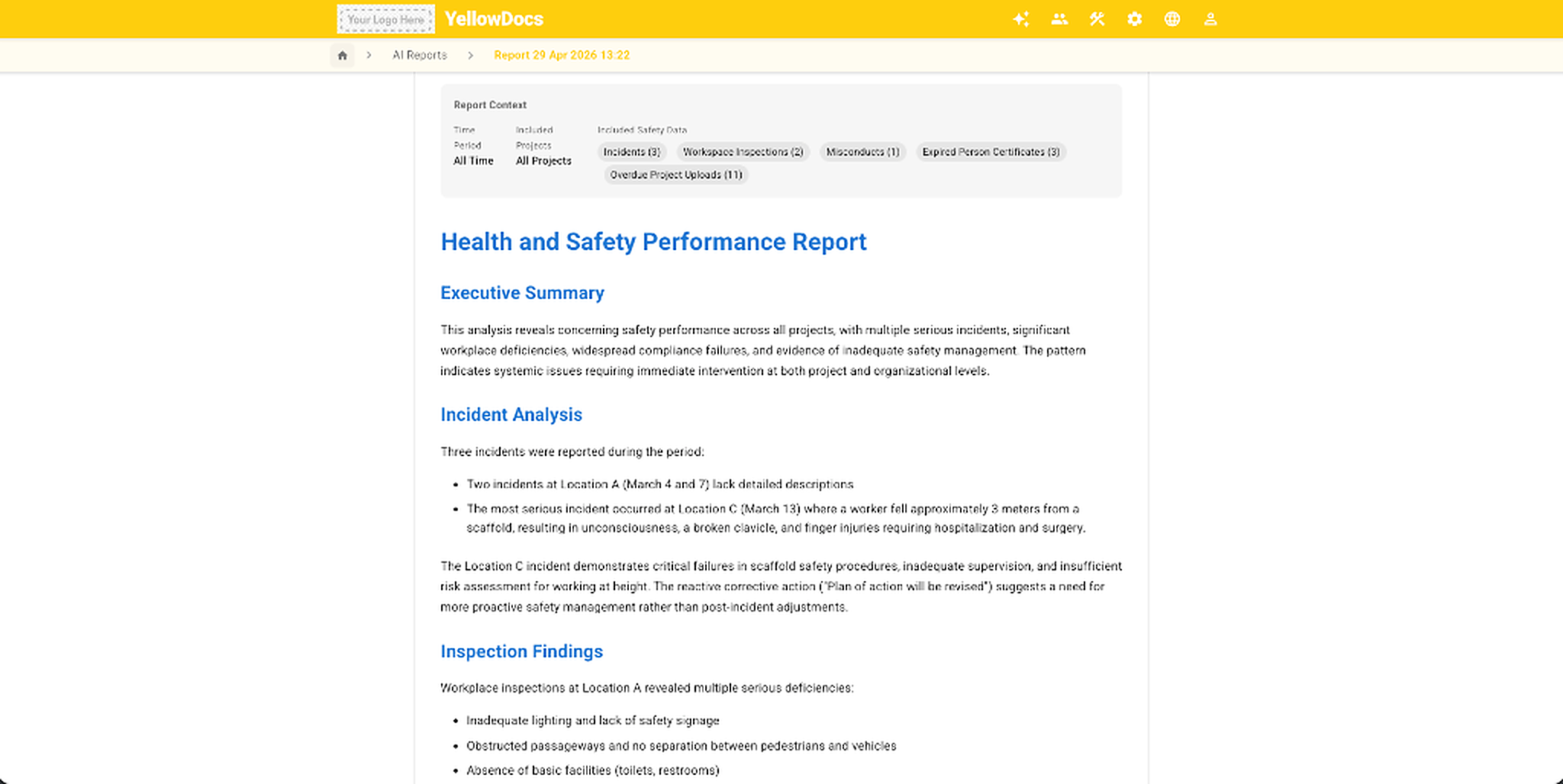 AI Safety Performance Report